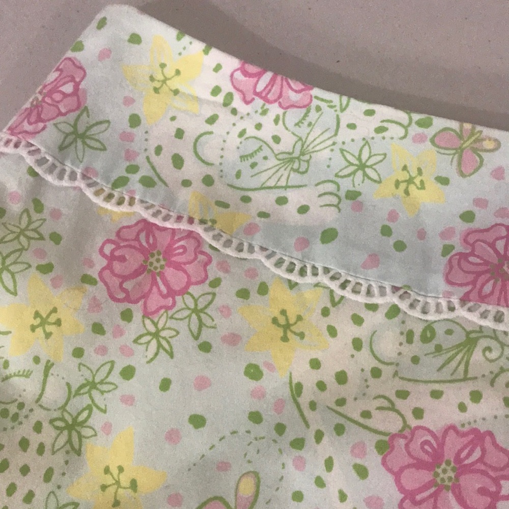 Lilly Pulitzer Cat and Flower Print Skirt - Picture 2 of 6